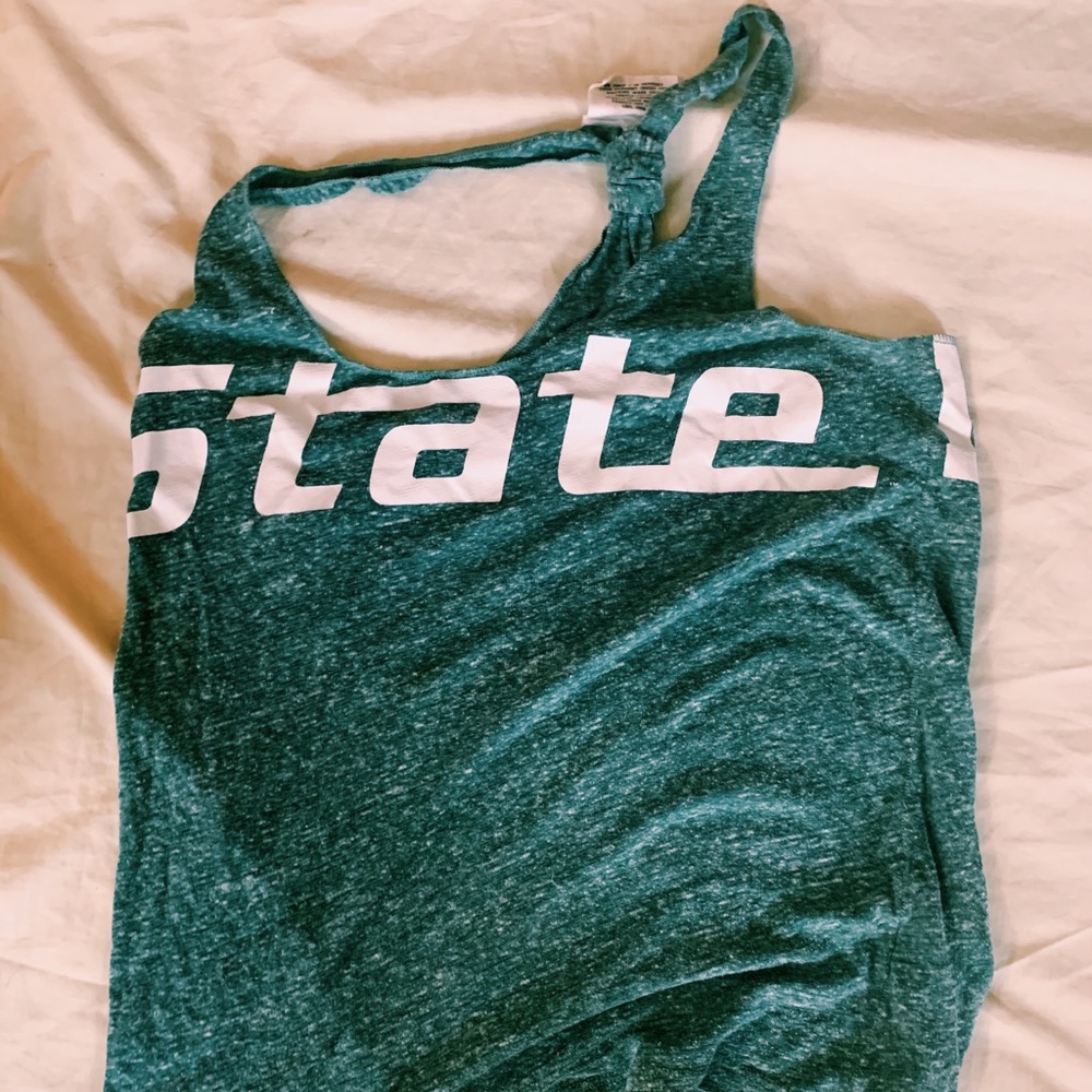 Michigan State VS PINK collegiate tank